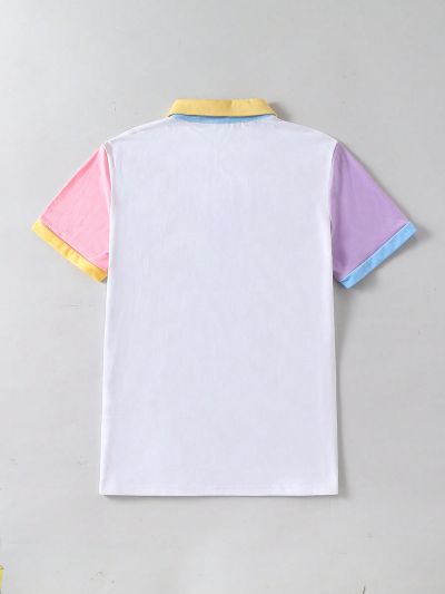 Teen Boys' Contrast Color Polo Shirt