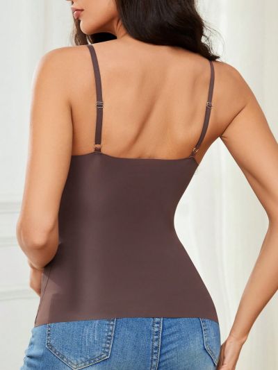 Women'S Basic Removable Padded Camisole Top