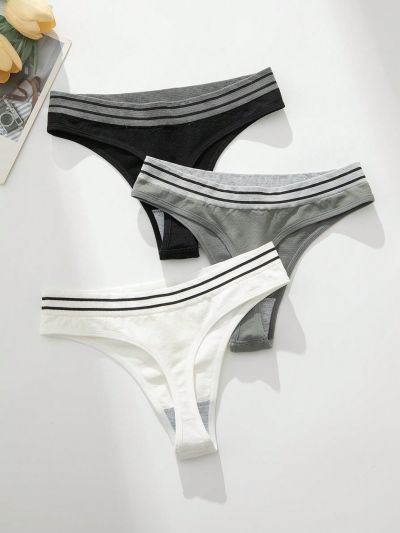 Women's Seamless Thong Panties (3pcs/Set)