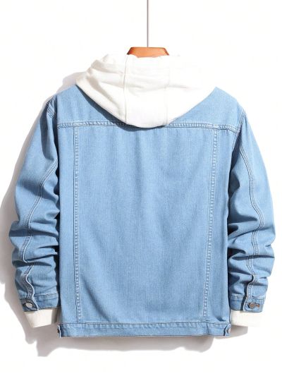 Extended Sizes Men's Plus Size Denim Jacket