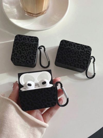 Ariqdhaksinargha Leopard Print Square Fashion Earphone Case