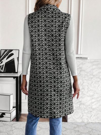 Random Printed Vest Jacket