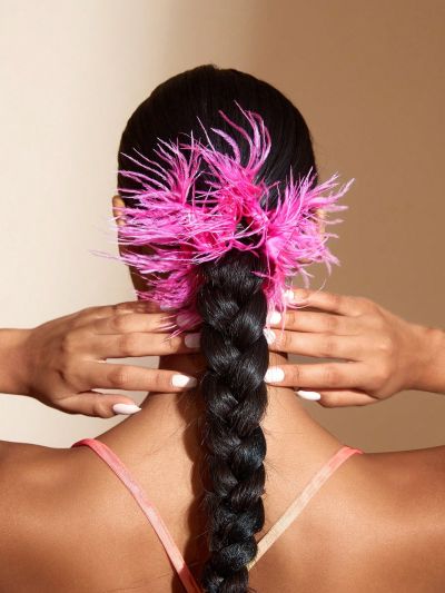 SHEIN SXY Plain Hair Elastic Band