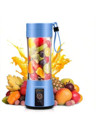 Personal Portable Blender,Mini Juice Blender, USB Rechargeable Small Size Blender For Smoothies And Shakes,Mini Juicer Cup Travel 380ml, Juice, Milk,5Colors Available