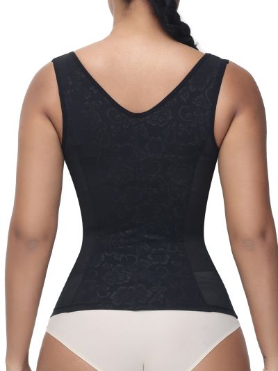 Contrast Lace Shapewear Top