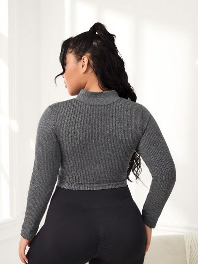 Street Sport Plus Size Sports Slim Fit Jacket