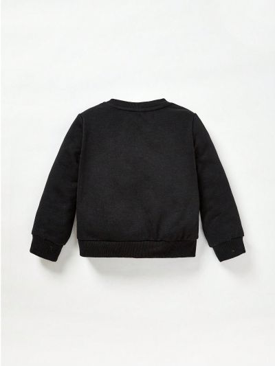 Cozy Cub Baby Boy 3pcs Letter Graphic Sweatshirt