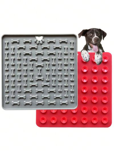 1pc Random Color Pet Licking Plate