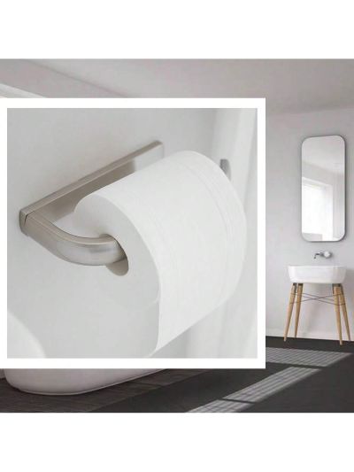 BESy 1pc Brass Toilet Tissue Paper Holder Bathroom Accessories Wall Mounted, Rust Protection