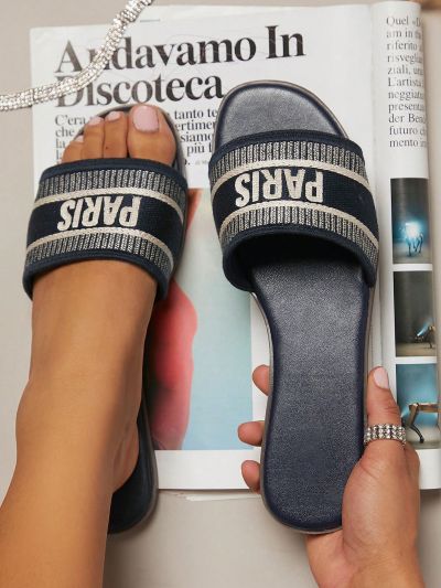 Plus Size Flat Cool Slippers