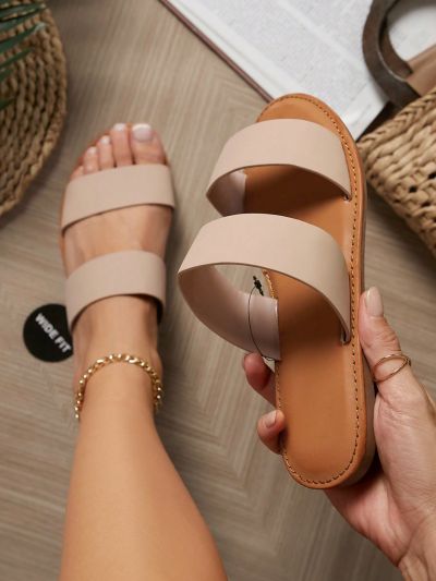Plus Size Flat Sandals