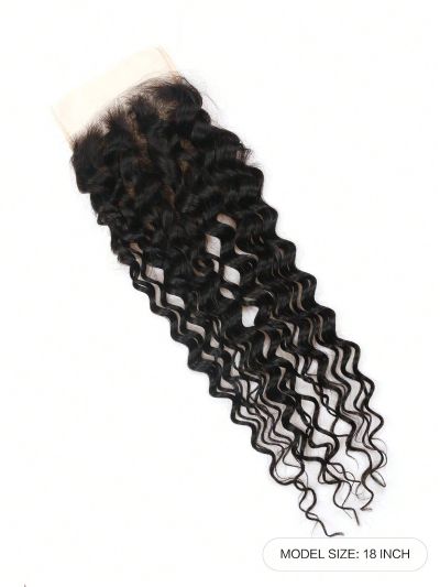 Water Wave 5x5 Lace Closure Human Hair Transparent Lace Closure Frontal Human Hair For Woman