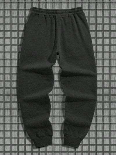 Men'S Drawstring Waist Slanted Pocket Jogger Pants
