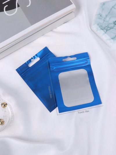 10pcs/pack Thickened Jewelry Storage Bag With Ziplock For Storing Earrings And Accessories, Anti-oxidation