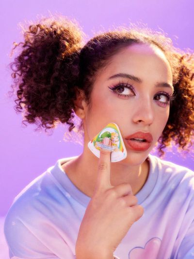 ROMWE X Care Bears Cartoon Bear Print Powder Puff Makeup Puff