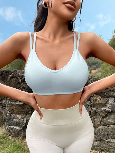 Twist Backless Sports Bra