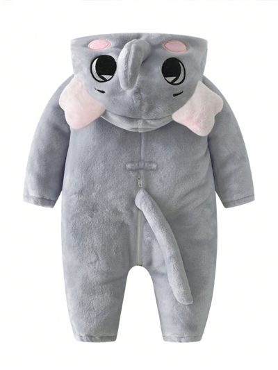 SHEIN Baby Boy Deer Horn Photography Costume