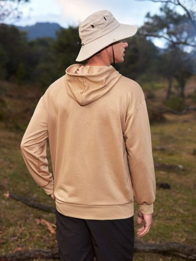 In My Nature Men's Outdoor Long Sleeve Hoodie With Kangaroo Pocket