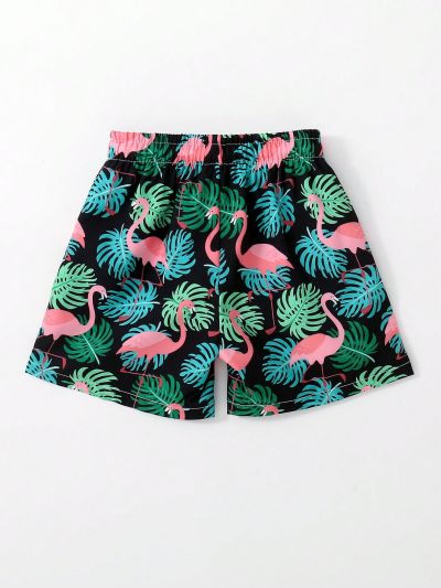Infant Boys' Tropical Printed Swim Trunks