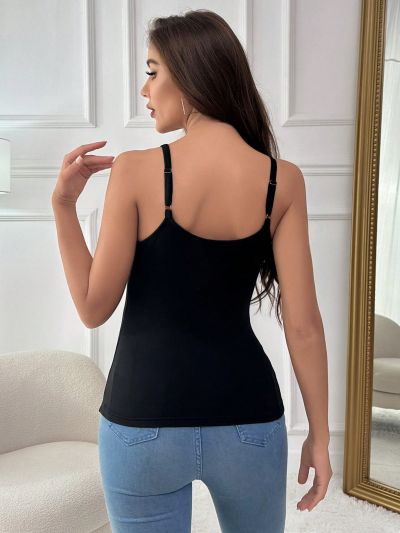 Women's Solid Color Warm Camisole Top