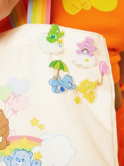 SHEIN X Care Bears 4pcs Cartoon Bear Design Brooch