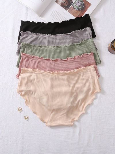 Women's Plus Size Underwear Decorated With Bowknot