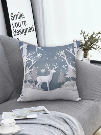 Christmas Print Pillow Case