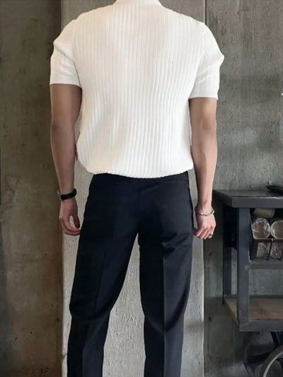 Manfinity Men's Short Sleeve Polo Shirt