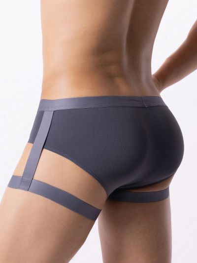Men's Solid Color Triangle Briefs