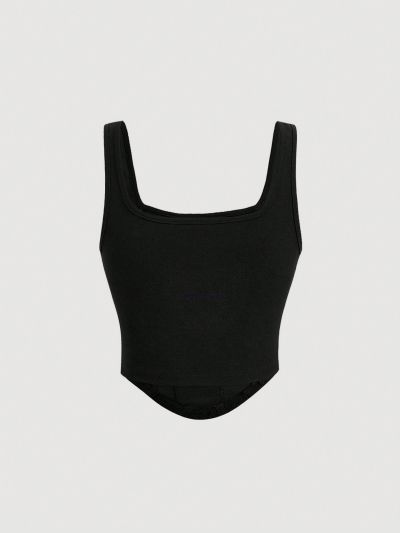 SHEIN MOD Women'S Chain Detail Vest Top