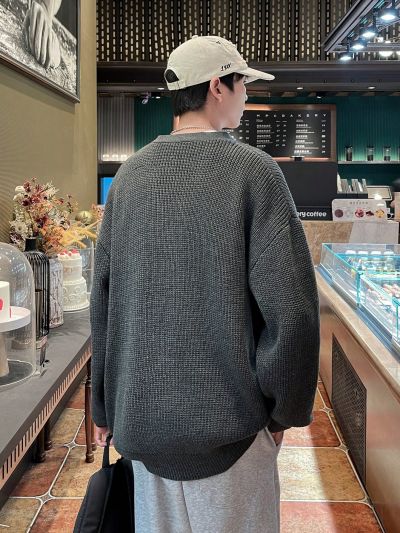 Manfinity Hypemode Men'S Button Front Drop Shoulder Cardigan