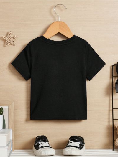 SHEIN Baby Boy Easter Rabbit Pattern Top