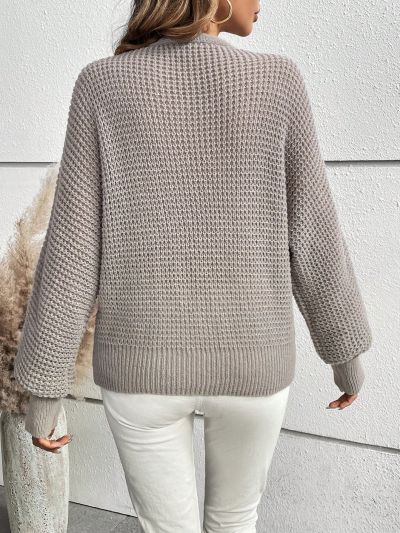 SHEIN Frenchy Women's Draped Batwing Sleeve Sweater