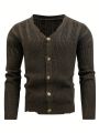 Men's Button-front Cardigan