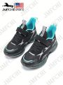 JMFCHI Kids Running Shoes Lightweight Breathable Boys and Girls Athletic Shoes Black and Blue for Little Kids/Toddler