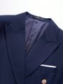 SHEIN Men 1pc Double Breasted Blazer