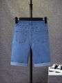 SHEIN Boys' (Big Kid) Ripped & Rolled Hem Denim Shorts