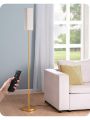 EDISHINE Modern Corner Floor Lamp with Remote, 65