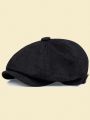1pc Women's Newsboy Cap Painter Hat Literary Beret