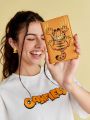GARFIELD X SHEIN Cartoon Graphic Fun Yellow Pu Passport Holder