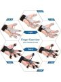 Silicone Finger Exercise Trainer Wrist Tensioner-Grey