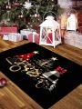 SHEIN Christmas Pattern Living Room & Kitchen Carpet