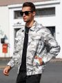 Manfinity LEGND Men'S Camouflage Workwear Denim Jacket