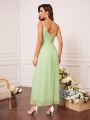 Solid Chiffon Cami Bridesmaid Dress