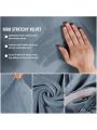 2 Seater Recline Chair Sofa Cover Velvet Stretch Recliner Loveseat Sofa Cover with Center Console Sofa Slipcover