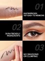 SHEGLAM Eye Affinity Waterproof Eyeliner Sweatproof Matte Eyeliner Pencil Ultra-Fine No Smudge Long Lasting Black Eyeliner Professional Eye Make Up
