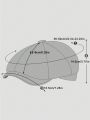 1pc Women's Newsboy Cap Painter Hat Literary Beret
