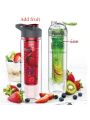 1pc Creative Fruit Infuser Bottle, Stylish Sports Bottle, Cute And High-value Student Water Bottle, Large Capacity Outdoors Portable Cup For Men And Women Fitness And Travel, With Filter Net, For Home, Gym, And Outdoor Activities