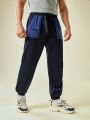 In My Nature Men's Color Block Outdoor Pants With Pockets