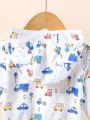 Baby Boys' Sun-Protective Jacket With Cute Car Pattern